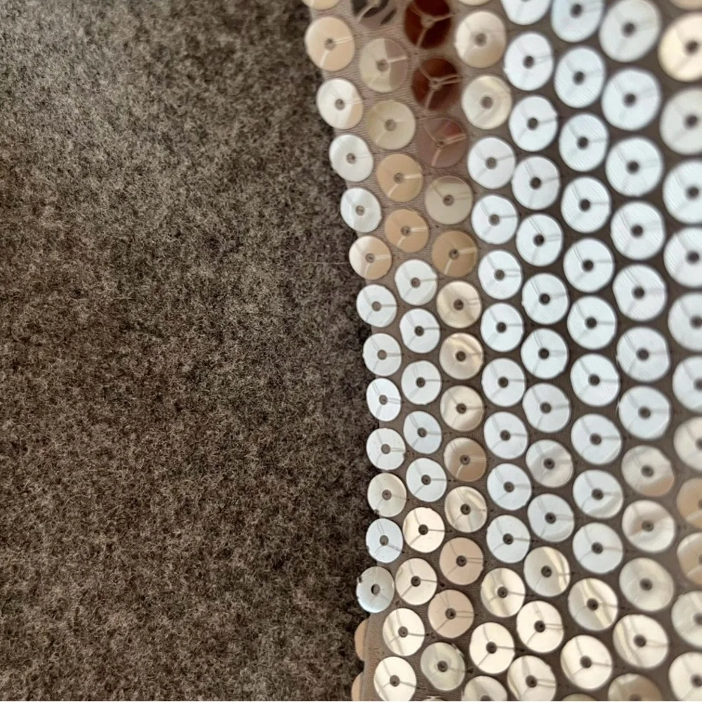 MICHAEL KORS COLLECTION Melton Paillette-Lined Maxi Coat - Picture 8 of 13